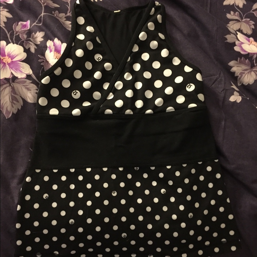 Lululemon Polka Dotted Tank Top